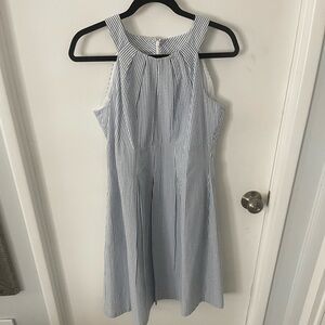 Nine West Blue and White Seersucker
Dress - Size 8